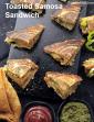 Street Style Toasted Samosa Sandwich in Hindi