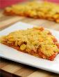 Baby Corn and Sweet Corn Pizza in A Pan