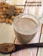 Unsweetened Chocolate Almond Milk, Indian Chocolate Almond Milk with Dates