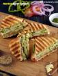 Vegetable Grill Sandwich ( Mumbai Roadside Recipes ) in Hindi
