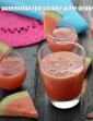 Watermelon and Coconut Water Drink