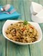 Fenugreek and Mushroom Brown Rice in Hindi