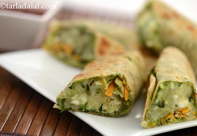 Aloo and Paneer Roll