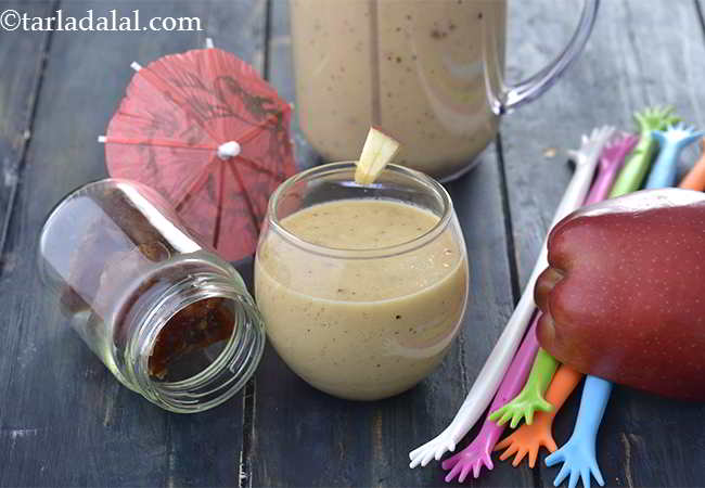 Apple and Date Smoothie, Smoothie with Curds