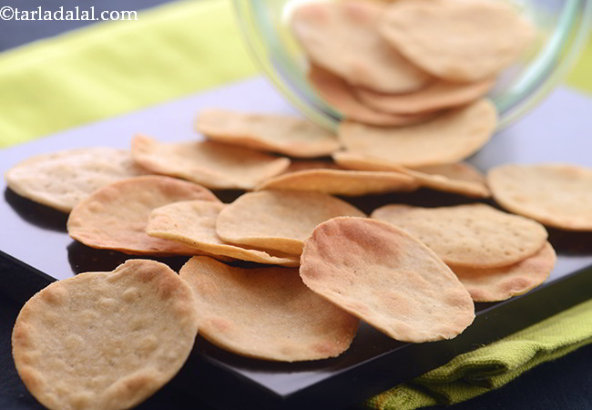 Baked Puri ( Baked Papadi)