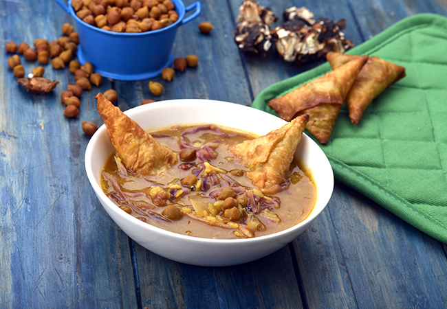  Burmese Samosa Toovar Dal Curry Soup