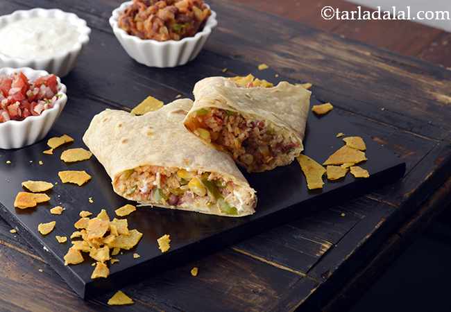  बरिटोस् – वेज बरिटो - Burritos, Veg Burrito 