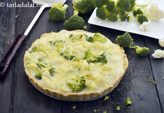 Cauliflower and Broccoli Pie