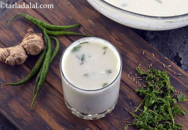  छाछ रेसिपी | सादा छाछ | सादा भारतीय छाछ की रेसिपी | - Chaas, Buttermilk Recipe, Salted Chaas Recipe 