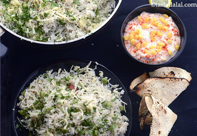  Cheese, Onion and Green Peas Pulao