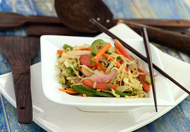  चायनीज़ स्टर फ्राईड वेजिटेबल्स् | चीनी स्टर - फ्राइड सब्जियों | - Chinese Stir- Fried Vegetables 