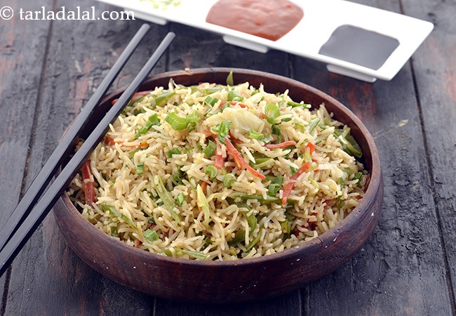 Chinese vegetable fried rice recipe | veg Chinese fried rice | Indo-Chinese veg fried rice | Indian style Chinese vegetable rice