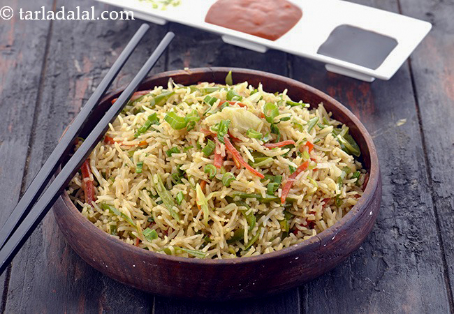 Chinese vegetable fried rice recipe | veg Chinese fried rice | Indo-Chinese veg fried rice | Indian style Chinese vegetable rice |