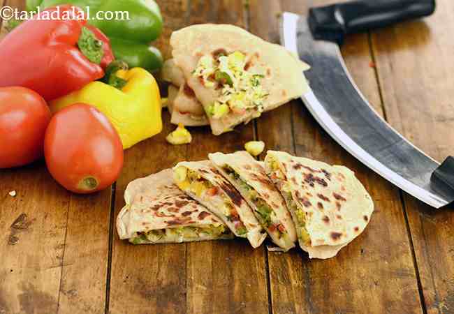 Corn and Cheese Quesadillas ( Mexican)