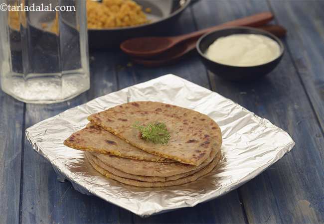  दाल पराठा की रेसिपी - Dal Paratha, Yellow Moong Dal Paratha 