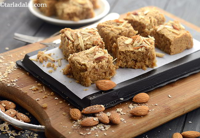 Eggless Date and Almond Cake, Indian Healthy Cake