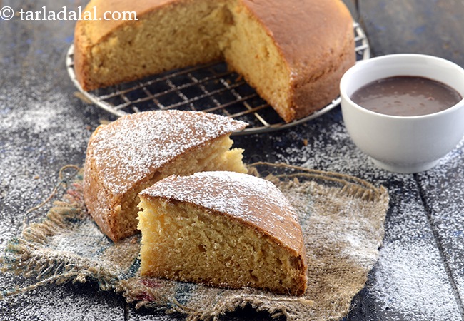 Eggless Vanilla Cake Using Condensed Milk ( Cakes and Pastries)