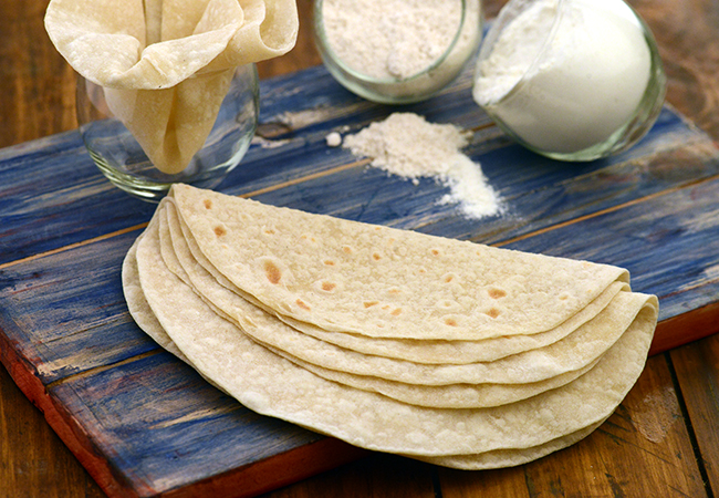  आटे के टॉर्टिला - Flour Tortillas 