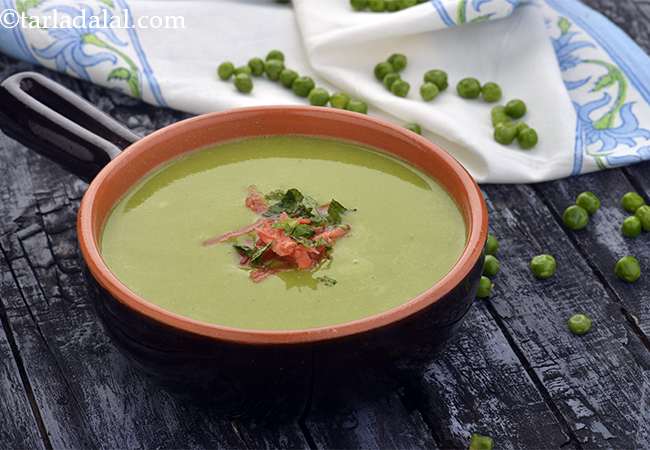  Green Peas and Mint Soup, Low-cal Pea Soup
