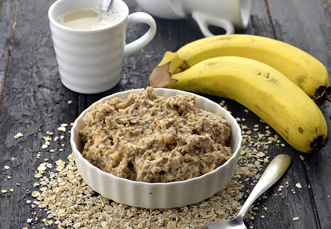  Healthy Peanut Almond Milk Oatmeal, for Breakfast