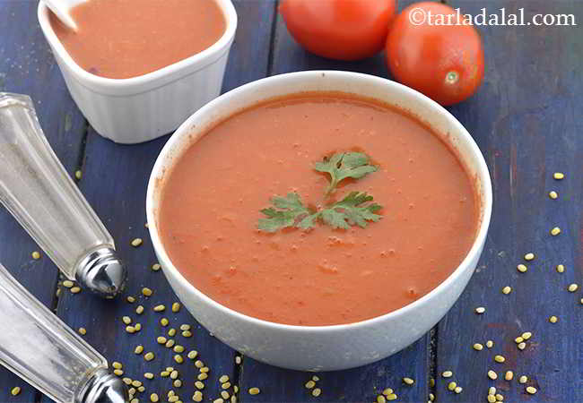हेल्दी टमॅटो सूप - Healthy Indian Tomato Soup