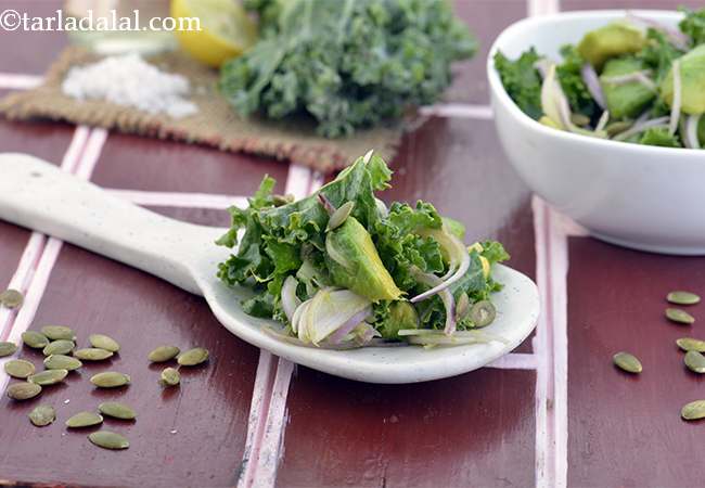  Kale and Avocado Healthy Salad
