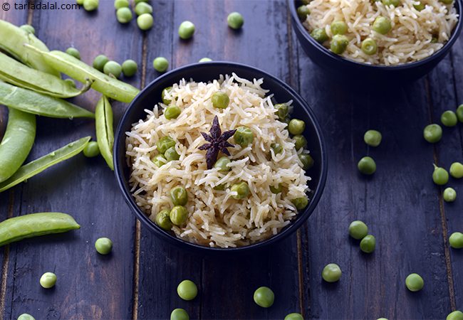  मटर का पुलाव रेसिपी - Matar Pulao, Green Pea Pulao 