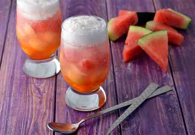 Melon and Ice- Cream Fizzy Drink