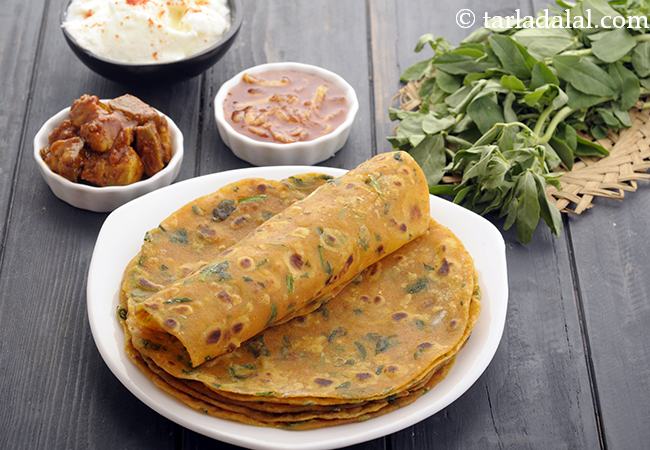 Methi Thepla, Gujarati Methi Thepla Recipe