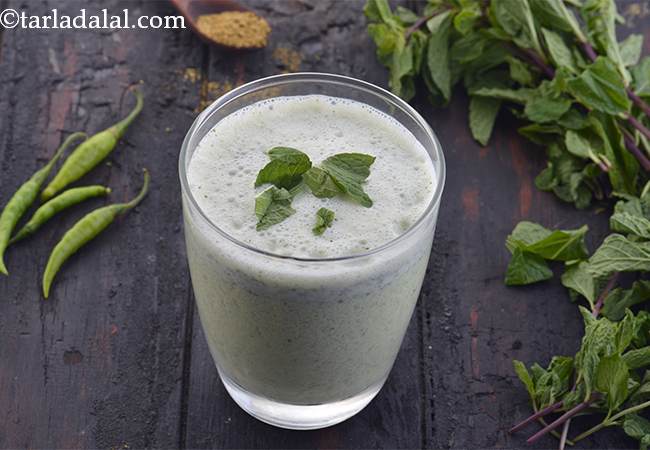  Mint Chaas, Punjabi Mint Chaas Recipe