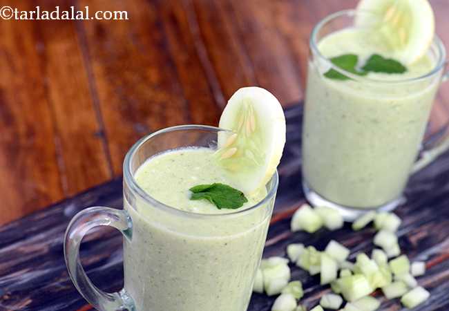  मिन्टी कुकुम्बर कूलर - Minty Cucumber Cooler 