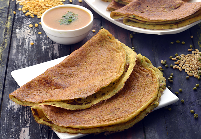  Mix Dal and Rice Dosa