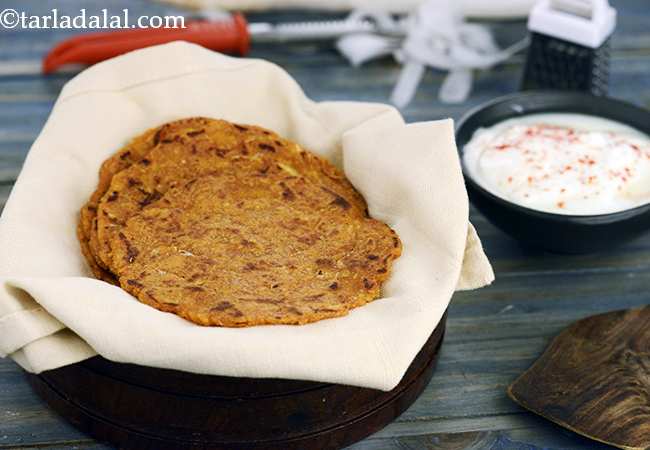 मूली ज्वार की रोटी - Mooli Jowar ki Roti ( Gluten Free Recipe )