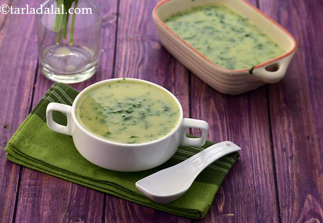 Moong Dal and Spinach Soup