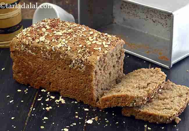 मल्टीग्रेन ब्रेड रेसिपी | घर का बना मल्टीग्रेन ब्रेड | मल्टीग्रेन ब्रेड बनाने की विधि | हेल्दी ब्रेड - Multigrain Bread, Homemade Multigrain Bread
