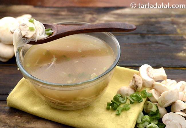 Mushroom and Vermicelli Soup
