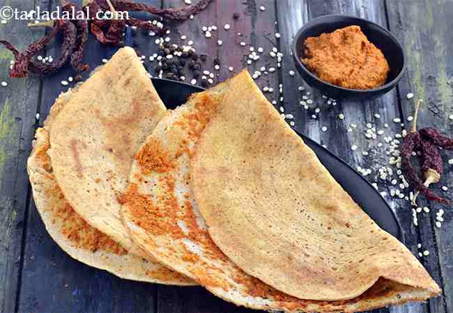 जौ डोसा रेसिपी | मैसूर बार्ली डोसा | हेल्दी मैसूर डोसा | स्वस्थ नाश्ता | Mysore Barley Dosa