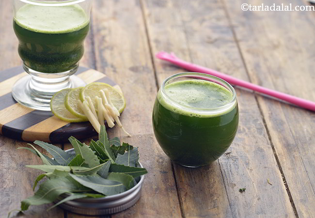 नीम का जूस रेसिपी | नीम का रस | वजन घटाने नीम का रस | Neem Juice