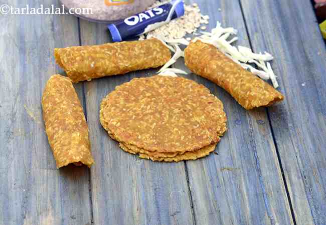 Oats and Cabbage Roti
