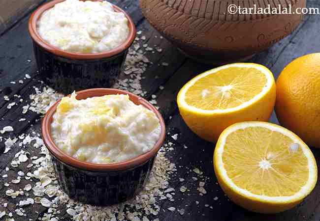  ओट्स और संतरे की रबडी - Oats and Orange Rabdi, Diabetic Friendly 