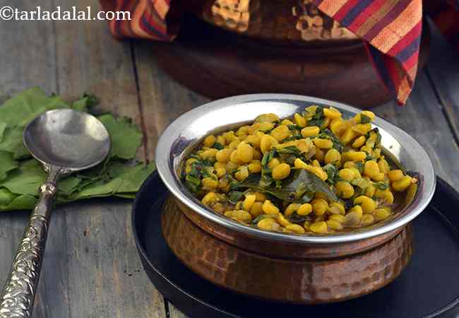  पालक चना दाल - Palak Chana Dal 