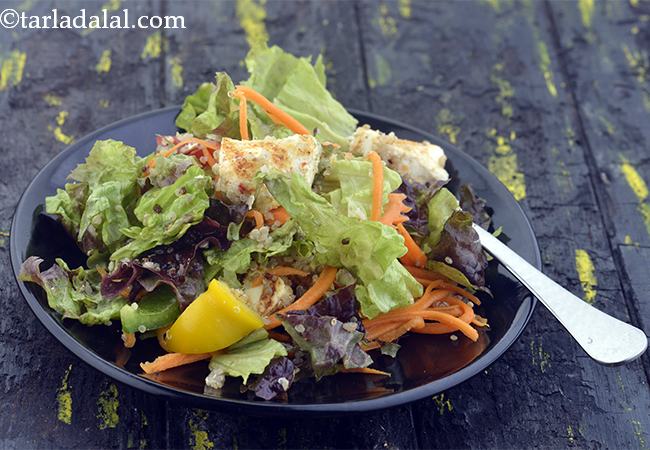  Quinoa Paneer Carrot Peppers Salad, for Lunch Or Dinner