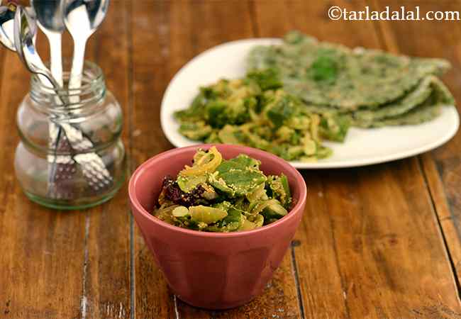 Ridge Gourd with Poppy Seeds