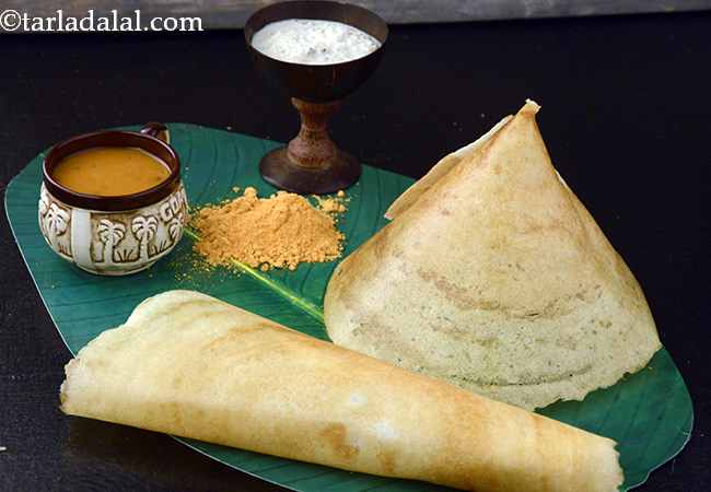  डोसा रेसिपी | सादा डोसा | डोसा बैटर के साथ | दक्षिण भारतीय डोसा | - Dosa ( South Indian Recipe) 