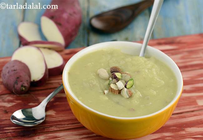  शक्करकन्द का हल्वा - Shakarkand Ka Halwa, Faraal Sweet Potato Halwa Recipe 