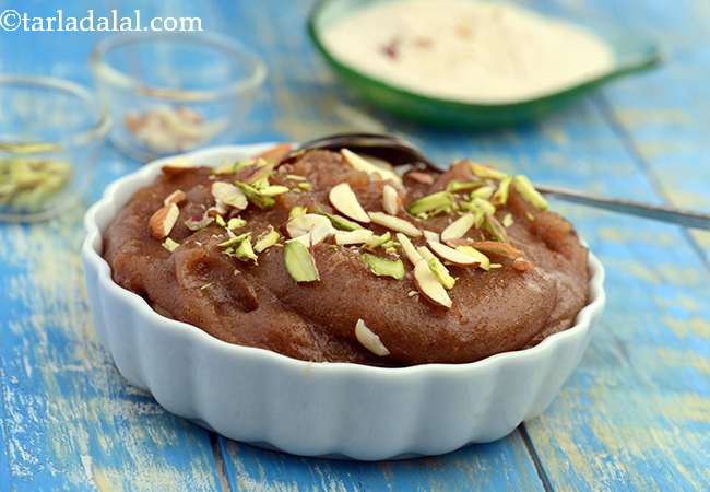 सिंघाड़ा शीरा - Singhada Sheera, Farali Singhara Halwa, Vrat Recipe