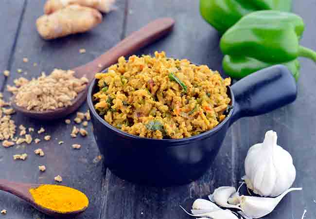  Soya Bhurji ( Soya Granules Recipes)