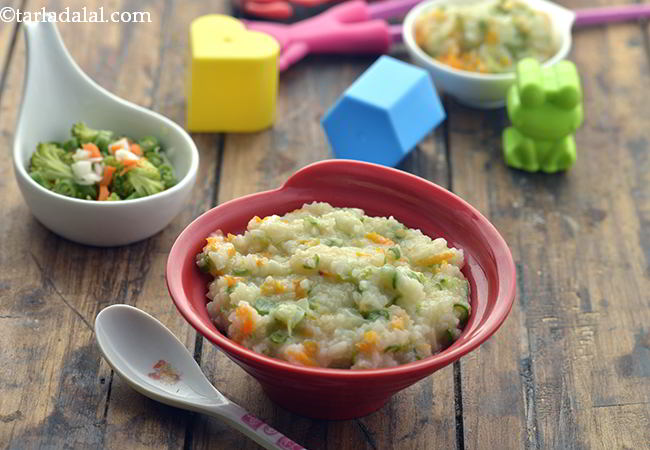  स्प्रिंग वेजिटेबल रिसोटो - Spring Vegetable Risotto for Babies and Toddlers 