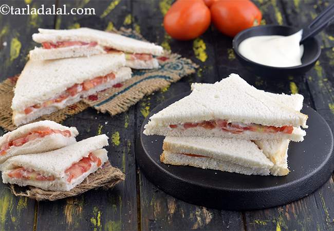 टोमैटो चीज़ सैंडविच रेसिपी | टमाटर चीज़ सैंडविच | टोमेटो चीज़ सैंडविच | किड्स आफ्टर स्कूल स्नैक्स | Tomato Cheese Sandwich, Instant Kids Breakfast