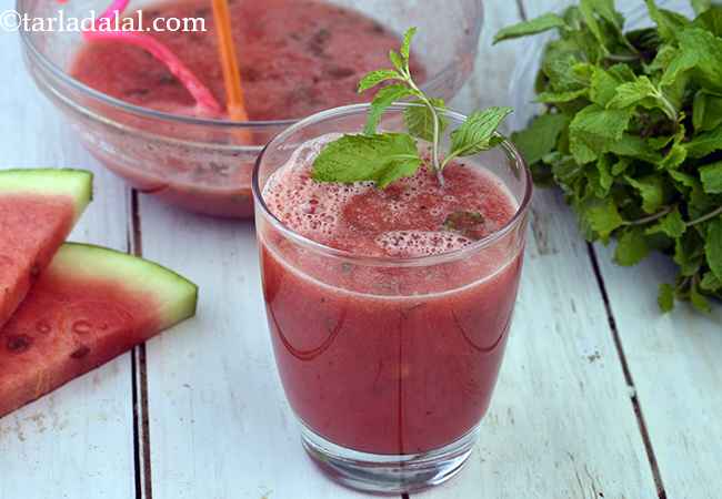 Watermelon and Mint Drink
